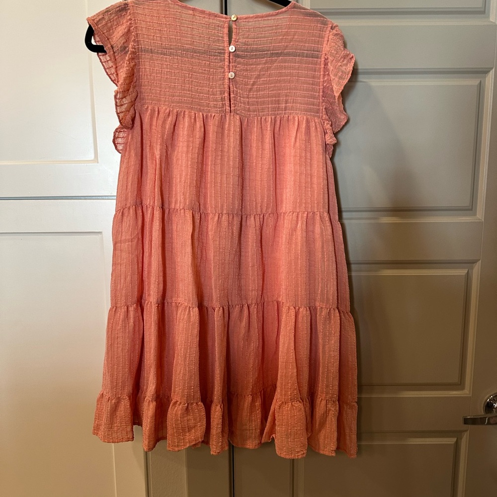 Pink Ruffled Dress - Picture 2 of 2
